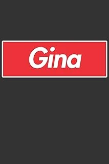 Gina: Gina Planner Calendar Notebook Journal, Personal Named Firstname Or Surname For Someone Called Gina For Christmas Or Birthdays This Makes The Perfect Personolised Custom Name Gift For Gina ürün görseli 1