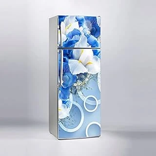 Buzdolabı Sticker Kaplama Dolap Kaplama Etiketi 3D Çiçek ürün görseli 1