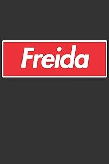 Freida: Freida Planner Calendar Notebook Journal, Personal Named Firstname Or Surname For Someone Called Freida For Christmas Or Birthdays This Makes ... Personolised Custom Name Gift For Freida ürün görseli 1