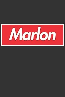 Marlon: Marlon Planner Calendar Notebook Journal, Personal Named Firstname Or Surname For Someone Called Marlon For Christmas Or Birthdays This Makes ... Personolised Custom Name Gift For Marlon ürün görseli 1