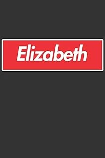 Elizabeth: Elizabeth Planner Calendar Notebook Journal, Personal Named Firstname Or Surname For Someone Called Elizabeth For Christmas Or Birthdays ... Personolised Custom Name Gift For Elizabeth ürün görseli 1