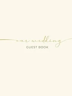 Elegance Captured: And Mrs. Wedding Guest Book - Opulent With Cream Paper - 149 Pages For Cherished Memories: Celebrate Love In ... - A Timeless Keepsake For Your Special Day ürün görseli 1