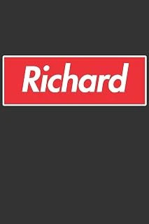 Richard: Richard Planner Calendar Notebook Journal, Personal Named Firstname Or Surname For Someone Called Richard For Christmas Or Birthdays This ... Personolised Custom Name Gift For Richard ürün görseli 1