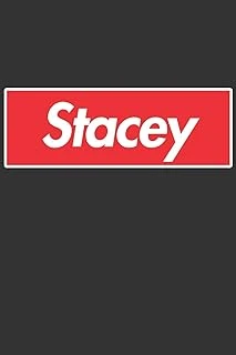 Stacey: Stacey Planner Calendar Notebook Journal, Personal Named Firstname Or Surname For Someone Called Stacey For Christmas Or Birthdays This Makes ... Personolised Custom Name Gift For Stacey ürün görseli 1