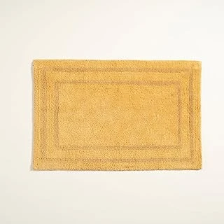 Solıd Çift Taraflı Pamuk%100 Pamuk Banyo Paspası 60X90 Cm Sarı ürün görseli 1