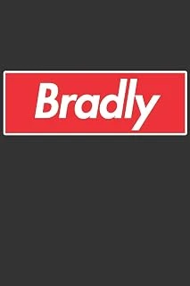 Bradly: Bradly Planner Calendar Notebook Journal, Personal Named Firstname Or Surname For Someone Called Bradly For Christmas Or Birthdays This Makes ... Personolised Custom Name Gift For Bradly ürün görseli 1