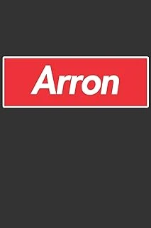 Arron: Arron Planner Calendar Notebook Journal, Personal Named Firstname Or Surname For Someone Called Arron For Christmas Or Birthdays This Makes The Perfect Personolised Custom Name Gift For Arron ürün görseli 1