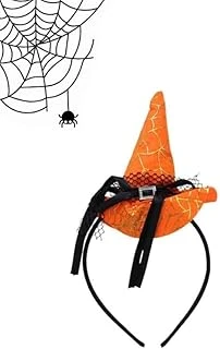 Halloween Şapkali Cadi Taç Turuncu Ast6500-1 ürün görseli 1