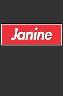 Janine: Janine Planner Calendar Notebook Journal, Personal Named Firstname Or Surname For Someone Called Janine For Christmas Or Birthdays This Makes ... Personolised Custom Name Gift For Janine ürün görseli 1