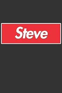 Steve: Steve Planner Calendar Notebook Journal, Personal Named Firstname Or Surname For Someone Called Steve For Christmas Or Birthdays This Makes The Perfect Personolised Custom Name Gift For Steve ürün görseli 1