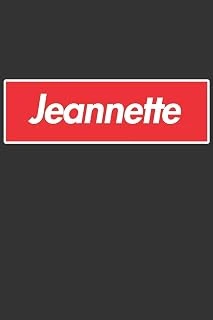 Jeannette: Jeannette Planner Calendar Notebook Journal, Personal Named Firstname Or Surname For Someone Called Jeannette For Christmas Or Birthdays ... Personolised Custom Name Gift For Jeannette ürün görseli 1