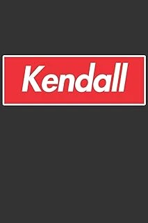 Kendall: Kendall Planner Calendar Notebook Journal, Personal Named Firstname Or Surname For Someone Called Kendall For Christmas Or Birthdays This ... Personolised Custom Name Gift For Kendall ürün görseli 1