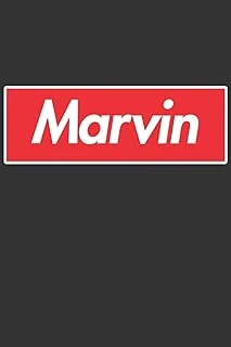 Marvin: Marvin Planner Calendar Notebook Journal, Personal Named Firstname Or Surname For Someone Called Marvin For Christmas Or Birthdays This Makes ... Personolised Custom Name Gift For Marvin ürün görseli 1
