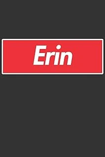 Erin: Erin Planner Calendar Notebook Journal, Personal Named Firstname Or Surname For Someone Called Erin For Christmas Or Birthdays This Makes The Perfect Personolised Custom Name Gift For Erin ürün görseli 1