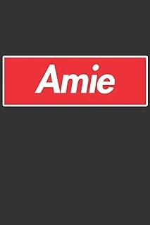 Amie: Amie Planner Calendar Notebook Journal, Personal Named Firstname Or Surname For Someone Called Amie For Christmas Or Birthdays This Makes The Perfect Personolised Custom Name Gift For Amie ürün görseli 1