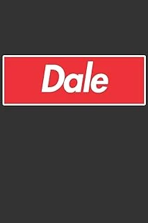 Dale: Dale Planner Calendar Notebook Journal, Personal Named Firstname Or Surname For Someone Called Dale For Christmas Or Birthdays This Makes The Perfect Personolised Custom Name Gift For Dale ürün görseli 1