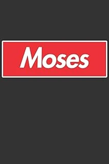 Moses: Moses Planner Calendar Notebook Journal, Personal Named Firstname Or Surname For Someone Called Moses For Christmas Or Birthdays This Makes The Perfect Personolised Custom Name Gift For Moses ürün görseli 1