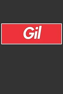 Gil: Gil Planner Calendar Notebook Journal, Personal Named Firstname Or Surname For Someone Called Gil For Christmas Or Birthdays This Makes The Perfect Personolised Custom Name Gift For Gil ürün görseli 1