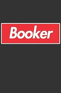 Booker: Booker Planner Calendar Notebook Journal, Personal Named Firstname Or Surname For Someone Called Booker For Christmas Or Birthdays This Makes ... Personolised Custom Name Gift For Booker ürün görseli 1
