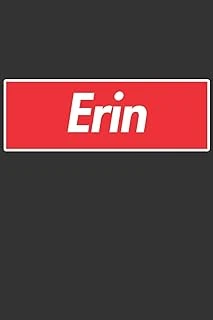Erin: Erin Planner Calendar Notebook Journal, Personal Named Firstname Or Surname For Someone Called Erin For Christmas Or Birthdays This Makes The Perfect Personolised Custom Name Gift For Erin ürün görseli 1