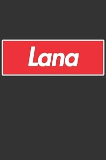 Lana: Lana Planner Calendar Notebook Journal, Personal Named Firstname Or Surname For Someone Called Lana For Christmas Or Birthdays This Makes The Perfect Personolised Custom Name Gift For Lana ürün görseli 1