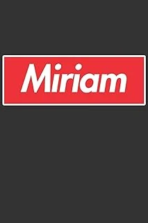 Miriam: Miriam Planner Calendar Notebook Journal, Personal Named Firstname Or Surname For Someone Called Miriam For Christmas Or Birthdays This Makes ... Personolised Custom Name Gift For Miriam ürün görseli 1