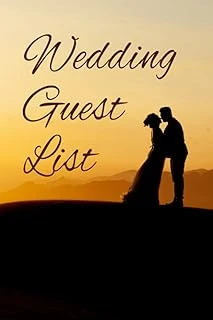 Independently Published Wedding Guest List - Guest List Organizer - Track Invited Wedding Guests: Guest List Organizer ürün görseli 1