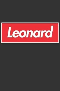 Leonard: Leonard Planner Calendar Notebook Journal, Personal Named Firstname Or Surname For Someone Called Leonard For Christmas Or Birthdays This ... Personolised Custom Name Gift For Leonard ürün görseli 1