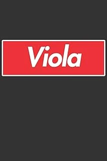 Viola: Viola Planner Calendar Notebook Journal, Personal Named Firstname Or Surname For Someone Called Viola For Christmas Or Birthdays This Makes The Perfect Personolised Custom Name Gift For Viola ürün görseli 1