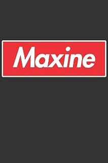 Maxine: Maxine Planner Calendar Notebook Journal, Personal Named Firstname Or Surname For Someone Called Maxine For Christmas Or Birthdays This Makes ... Personolised Custom Name Gift For Maxine ürün görseli 1