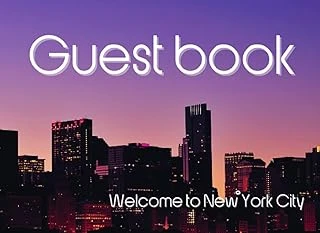 Independently Published Guest Book Welcome To New York City: Vacation Sign In Guest Book, Guest House, Hotel, Hostel,Bed And Breakfast : 8.25 X 6 Inch ürün görseli 1