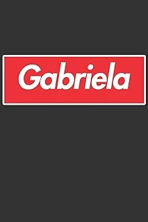Gabriela: Gabriela Planner Calendar Notebook Journal, Personal Named Firstname Or Surname For Someone Called Gabriela For Christmas Or Birthdays This ... Personolised Custom Name Gift For Gabriela ürün görseli 1