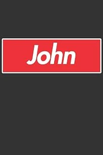 John: John Planner Calendar Notebook Journal, Personal Named Firstname Or Surname For Someone Called John For Christmas Or Birthdays This Makes The Perfect Personolised Custom Name Gift For John ürün görseli 1