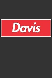 Davis: Davis Planner Calendar Notebook Journal, Personal Named Firstname Or Surname For Someone Called Davis For Christmas Or Birthdays This Makes The Perfect Personolised Custom Name Gift For Davis ürün görseli 1
