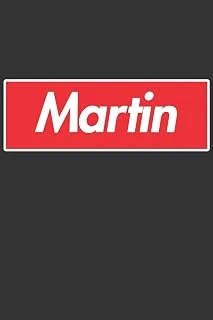 Martin: Martin Planner Calendar Notebook Journal, Personal Named Firstname Or Surname For Someone Called Martin For Christmas Or Birthdays This Makes ... Personolised Custom Name Gift For Martin ürün görseli 1