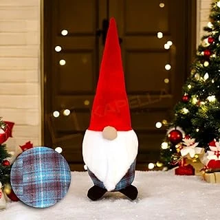 Yilbaşi Noel Baba Dekorati̇f Bi̇blo Bordo Mavi̇ Ekose ürün görseli 1