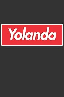 Yolanda: Yolanda Planner Calendar Notebook Journal, Personal Named Firstname Or Surname For Someone Called Yolanda For Christmas Or Birthdays This ... Personolised Custom Name Gift For Yolanda ürün görseli 1