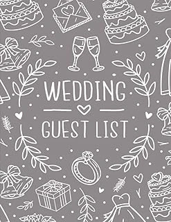 Independently Published Wedding Guest List Notebook: Guest List Organizer, Keep Track Of Your Wedding Guests, Organizing Your Wedding ürün görseli 1