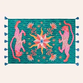 Rajna Pamuk Kilim 120X180 Cm Koyu Yeşil ürün görseli 1