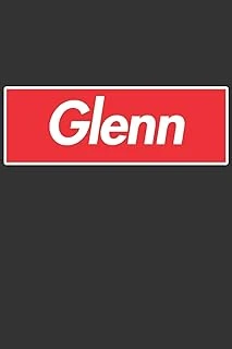 Glenn: Glenn Planner Calendar Notebook Journal, Personal Named Firstname Or Surname For Someone Called Glenn For Christmas Or Birthdays This Makes The Perfect Personolised Custom Name Gift For Glenn ürün görseli 1