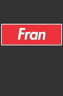 Fran: Fran Planner Calendar Notebook Journal, Personal Named Firstname Or Surname For Someone Called Fran For Christmas Or Birthdays This Makes The Perfect Personolised Custom Name Gift For Fran ürün görseli 1