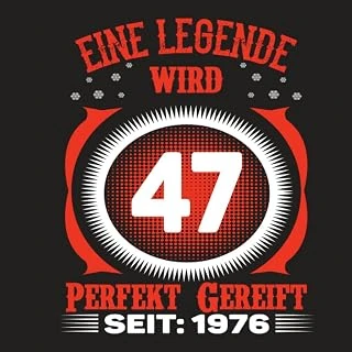 Independently Published Eine Legende Wird 47 Perfekt Gereift Seit 1976: Cooles Geschenk Zum 47. Geburtstag Geburtstagsparty Gästebuch Eintragen Von Wünschen Und Sprüchen ... | Legende Perfekt Gereift ürün görseli 1