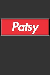 Patsy: Patsy Planner Calendar Notebook Journal, Personal Named Firstname Or Surname For Someone Called Patsy For Christmas Or Birthdays This Makes The Perfect Personolised Custom Name Gift For Patsy ürün görseli 1