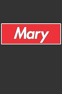 Mary: Mary Planner Calendar Notebook Journal, Personal Named Firstname Or Surname For Someone Called Mary For Christmas Or Birthdays This Makes The Perfect Personolised Custom Name Gift For Mary ürün görseli 1