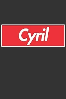 Cyril: Cyril Planner Calendar Notebook Journal, Personal Named Firstname Or Surname For Someone Called Cyril For Christmas Or Birthdays This Makes The Perfect Personolised Custom Name Gift For Cyril ürün görseli 1
