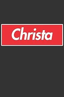 Christa: Christa Planner Calendar Notebook Journal, Personal Named Firstname Or Surname For Someone Called Christa For Christmas Or Birthdays This ... Personolised Custom Name Gift For Christa ürün görseli 1