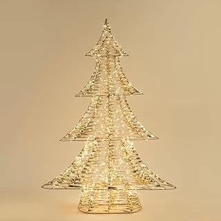 Ulu Led Işıklı Ağaç Dekor 150 Cm Altın ürün görseli 1