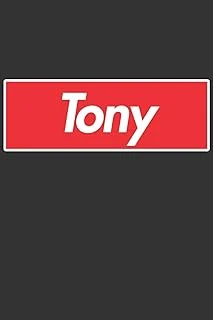 Tony: Tony Planner Calendar Notebook Journal, Personal Named Firstname Or Surname For Someone Called Tony For Christmas Or Birthdays This Makes The Perfect Personolised Custom Name Gift For Tony ürün görseli 1