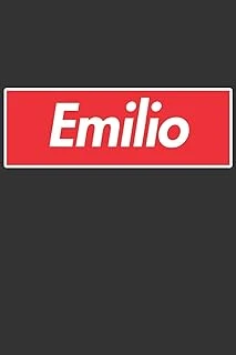 Emilio: Emilio Planner Calendar Notebook Journal, Personal Named Firstname Or Surname For Someone Called Emilio For Christmas Or Birthdays This Makes ... Personolised Custom Name Gift For Emilio ürün görseli 1