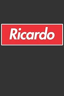 Ricardo: Ricardo Planner Calendar Notebook Journal, Personal Named Firstname Or Surname For Someone Called Ricardo For Christmas Or Birthdays This ... Personolised Custom Name Gift For Ricardo ürün görseli 1